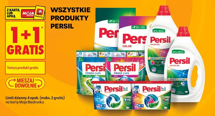 Kapsułki do prania Persil Power Caps Universal promocja w Biedronka