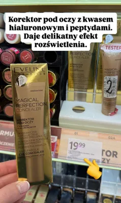 Korektor pod oczy z kwasem hialuronowym i peptydami Magical Perfection Concealer  promocja w Rossmann