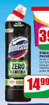 Płyn do mycia wc Domestos zero kamienia promocja w Dino