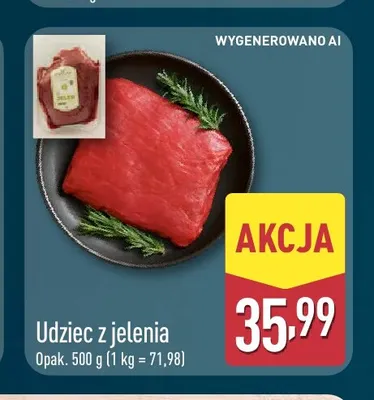 Udziec z jelenia promocja w Aldi