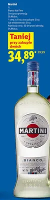 Wermut Martini Bianco promocja w Lidl