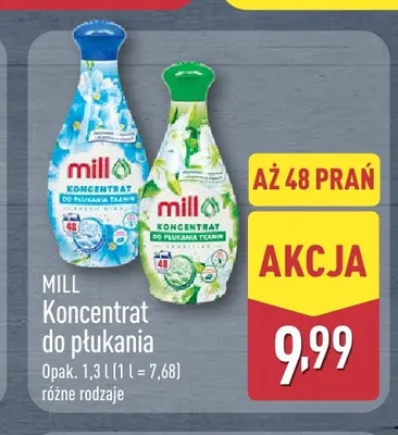 Koncentrat do płukania Mill promocja w Aldi