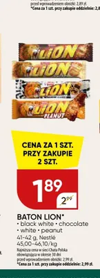 Baton Lion white promocja w Chata Polska