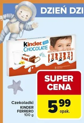 Czekoladki KINDER FERRERO promocja w Carrefour Express