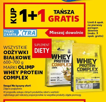 Odżywka białkowa 100% Whey Protein Complex waniliowa Olimp promocja w Kaufland