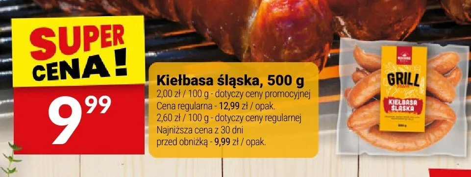 Kiełbasa śląska Białecki promocja w Twój Market