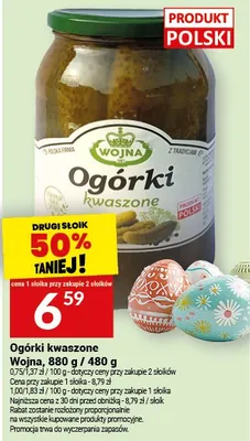 Ogórki kwaszone promocja w Twój Market