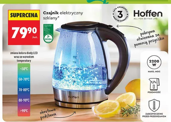 Czajnik elektryczny promocja w Biedronka