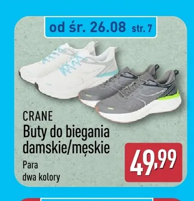 Buty do biegania męskie Crane promocja w Aldi