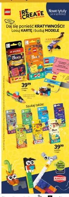 Karty wyzwań LEGO Recreate promocja w Empik