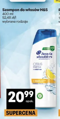 Szampon do włosów Head & Shoulders Citrus Fresh promocja w Delikatesy Centrum