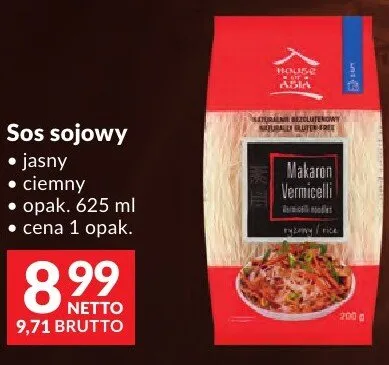 Makaron Vermicelli Chow Mein House of Asia promocja w Makro