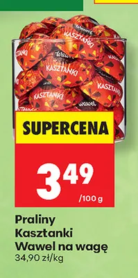 Praliny Kasztanki Wawel na wagę promocja w Biedronka
