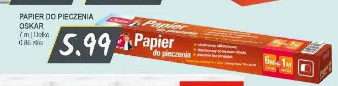 Papier do pieczenia Oskar promocja w Słoneczko