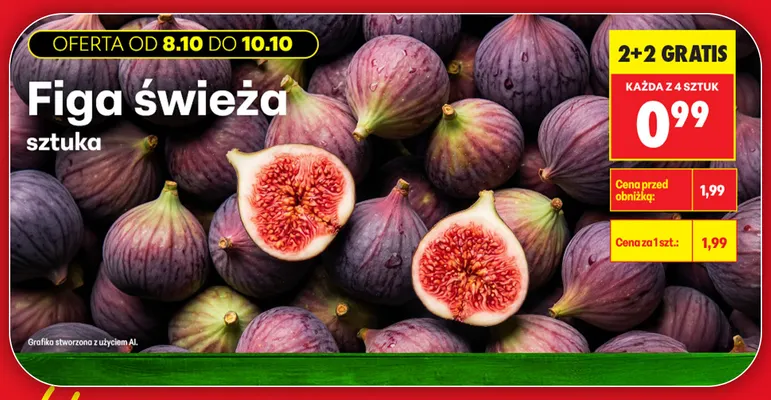 Figa świeża promocja w Biedronka