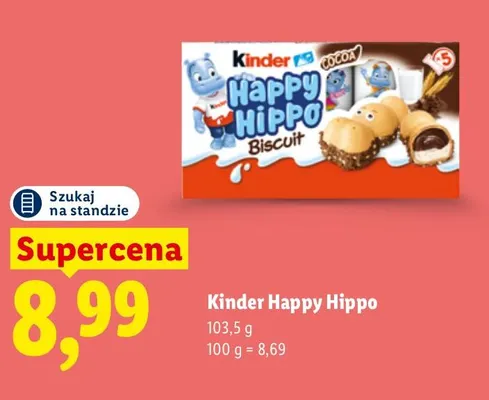 Kinder Happy Hippo promocja w Lidl