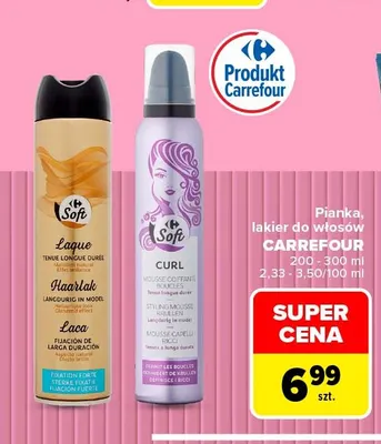 Lakier do włosów Carrefour promocja w Carrefour