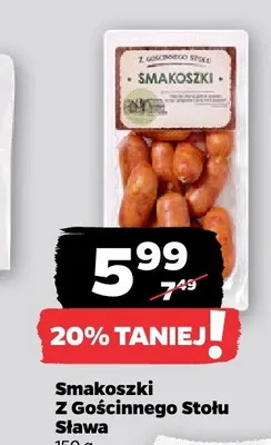 Kiełbaski Smakoszki Z Gościnnego Stołu promocja w Netto