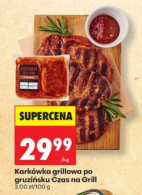 Karkówka grillowa po gruzińsku Czas na Grill promocja w Biedronka