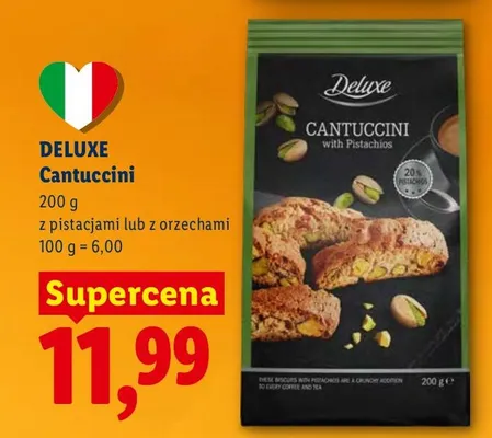 Cantuccini z pistacjami  promocja w Lidl