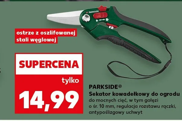 Sekator kowadełkowy do ogrodu  promocja w Kaufland