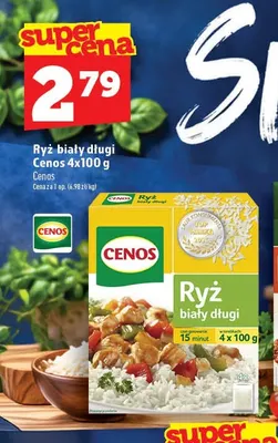 Ryż biały długi Cenos promocja w TOPAZ