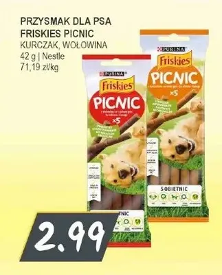 Przysmak dla psa Friskies Picnic wołowina promocja w Słoneczko