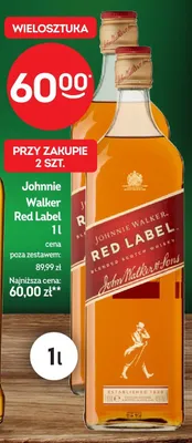 Whisky Johnnie Walker Red Label promocja w Żabka