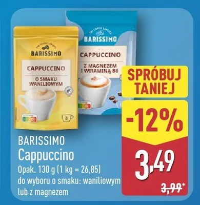 Cappuccino promocja w Aldi