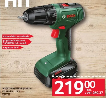 Wiertarko-wkrętarka Bosch EasyDrill 18 V promocja w Selgros