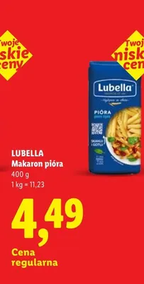 Makaron pióra Lubella promocja w Lidl