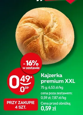 Kajzerka premium XXL promocja w Żabka
