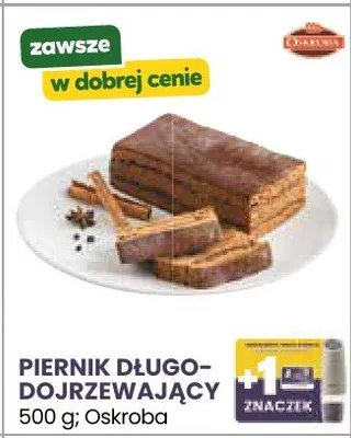 Piernik długodojrzewający Oskroba promocja w Stokrotka