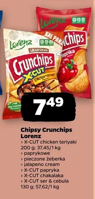 Chipsy Crunchips X-CUT papryka promocja w Netto