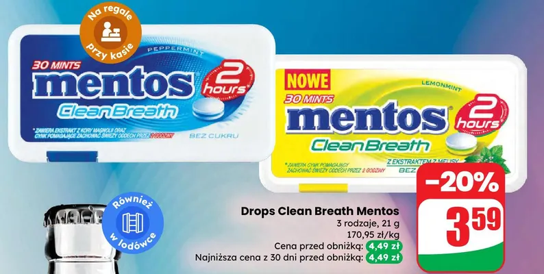 Drops Clean Breath promocja w Dino