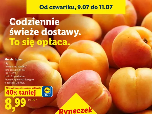 Morele luzem promocja w Lidl