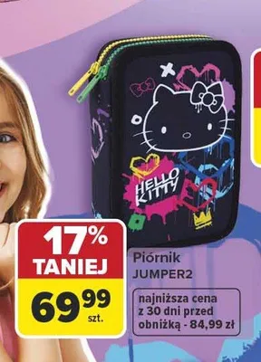 Piórnik CoolPack Jumper2 Hello Kitty promocja w Carrefour