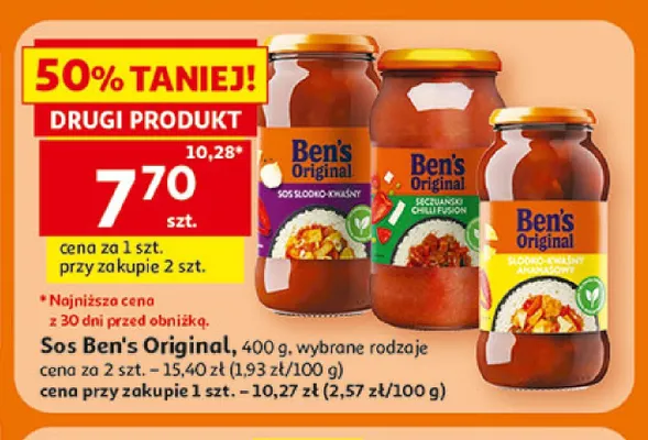 Sos Ben's Original słodko-kwaśny promocja w Auchan