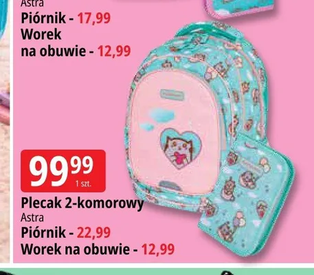 Worek na obuwie Astra promocja w Leclerc
