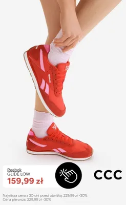 Buty sportowe Reebok Glide Low promocja w CCC