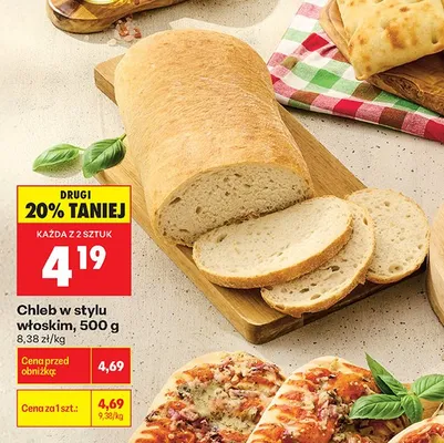 Chleb w stylu włoskim promocja w Biedronka