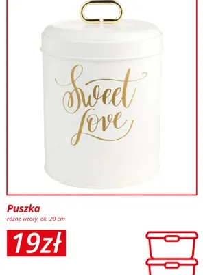 Puszka różne wzory promocja w KiK