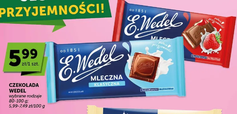 Czekolada mleczna klasyczna promocja w ABC