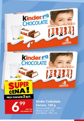 Kinder Czekolada promocja w Twój Market