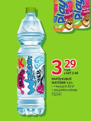 Napój Kubuś Waterrr promocja w Selgros