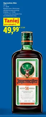 Likier Jägermeister promocja w Lidl