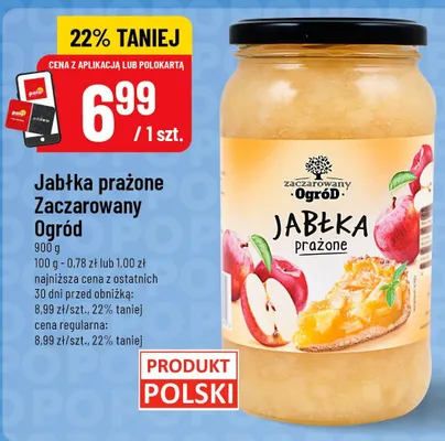 Jabłka prażone Zaczarowany Ogród promocja w POLOmarket