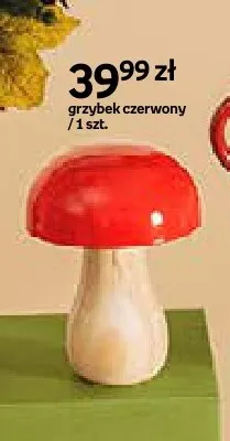 Grzybek dekoracyjny czerwony promocja w Empik