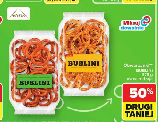 Obwarzanki BUBLINI 375g promocja w Carrefour Market