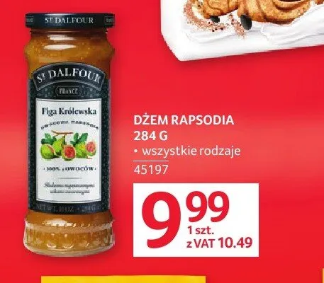 Dżem Rapsodia St. Dalfour promocja w Selgros